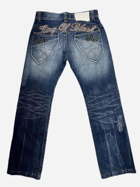 Other Designers VINTAGE KARL KANI EMBROIDED DENIM