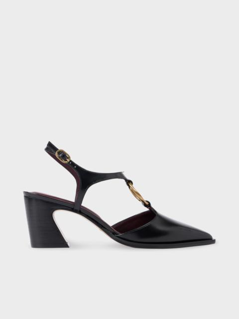 Paul Smith Women's Black Leather 'Adelia' Heels