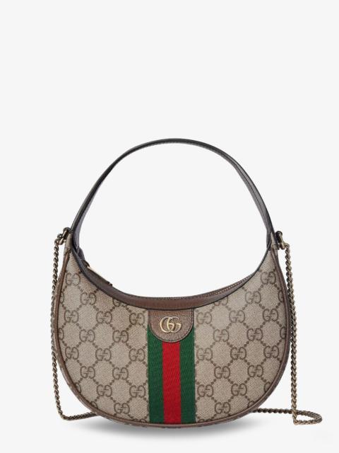 GUCCI Gucci Ophidia Gg Fabric And Leather Shoulder Bag
