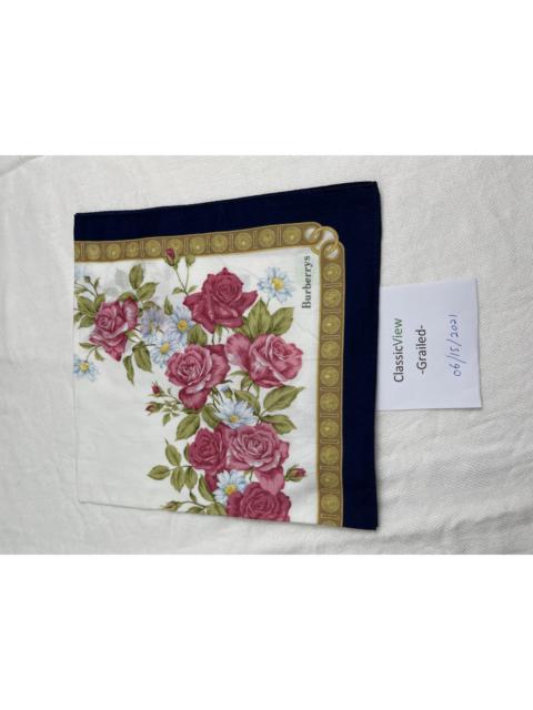 Burberry Bandana Handkerchief Scarf abstract floral