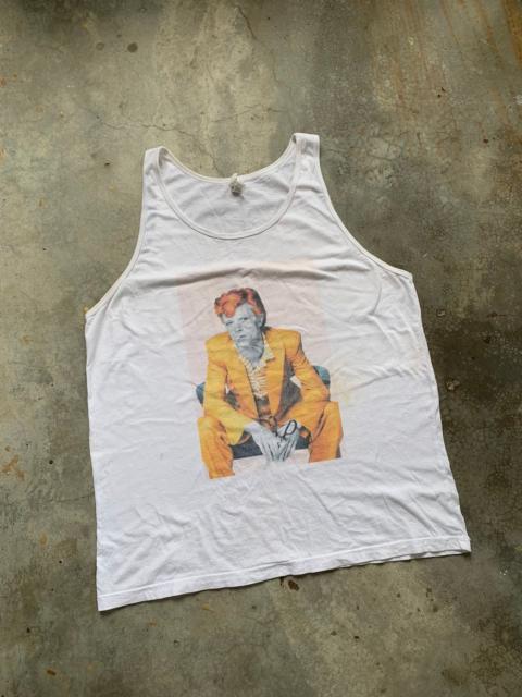 Other Designers Band Tees - Thrashed Faded David Bowie Tank Top Tshirt