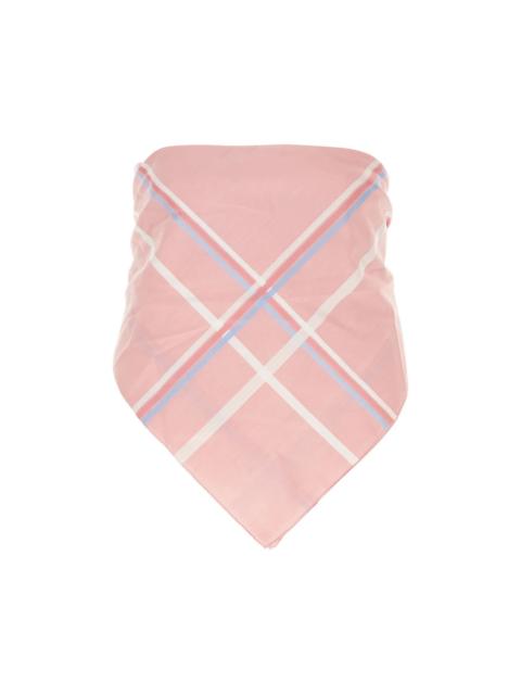 Prada PRADA Pink Cotton Top New & Authentic (Women's size:6;)