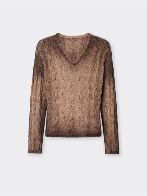 Ferrari Linen and cashmere knit