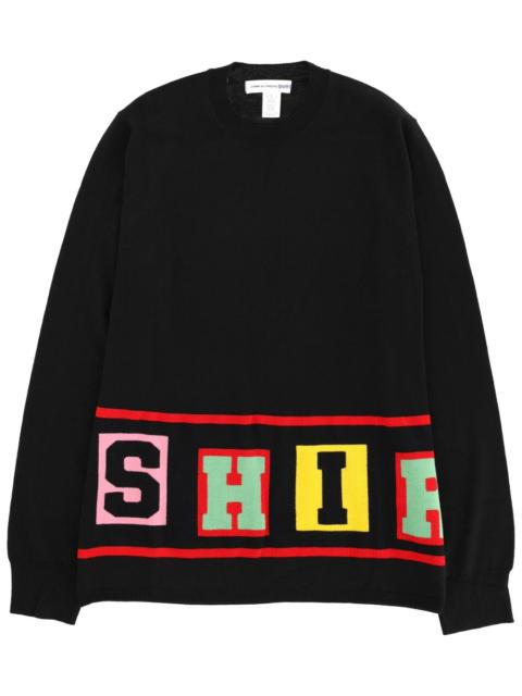 Comme des Garçons SHIRT WOOL BLEND SHIRT SWEATER