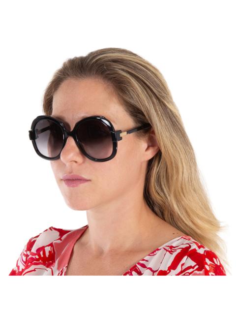 GUCCI Gucci Grey Butterfly Ladies Sunglasses GG1432S 001 57
