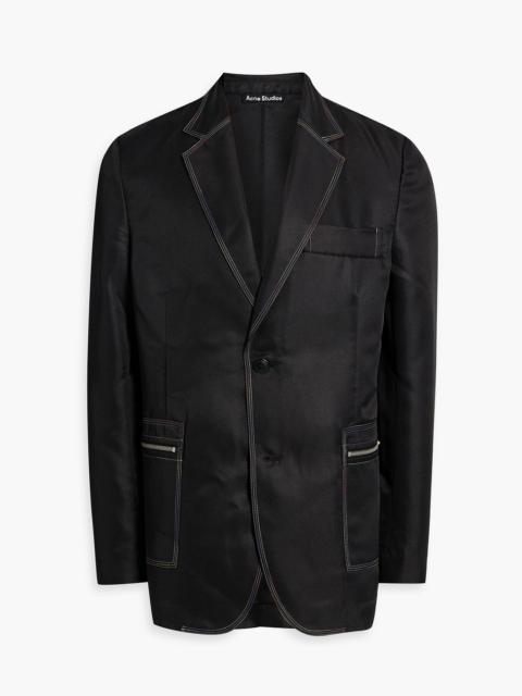 Acne Studios Topstitched twill blazer
