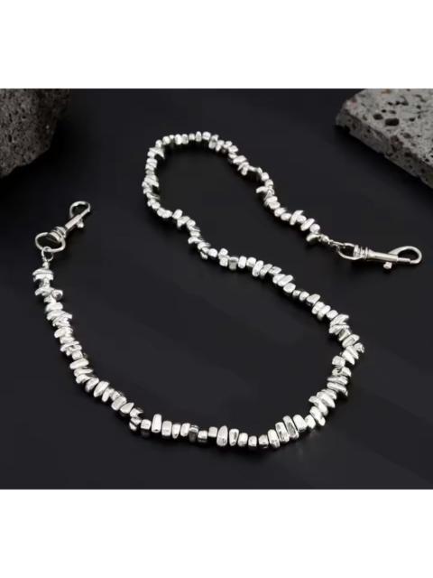 Other Designers Jewelry - Alternative Creative Nugget Metal Pants Chain