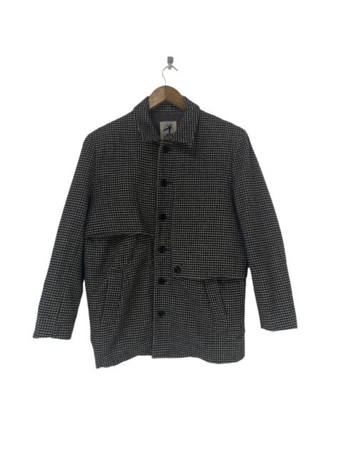 Other Designers Issey Miyake - Issey Miyake Hai Sporting Gear Tartan Wool Jacket Design