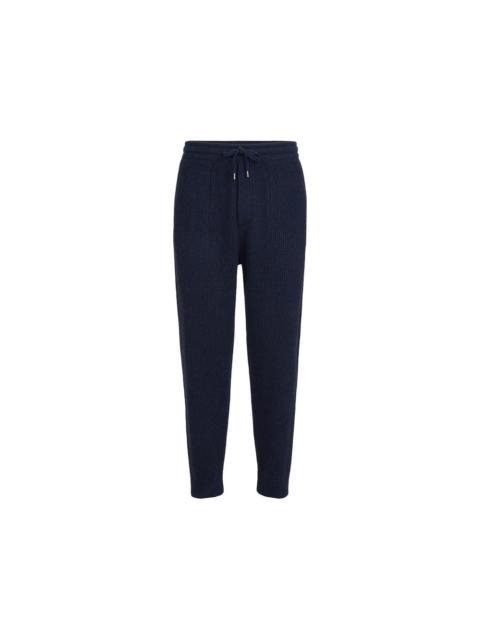 Brunello Cucinelli Brunello Cucinelli Blue Trousers - Track Pants Men