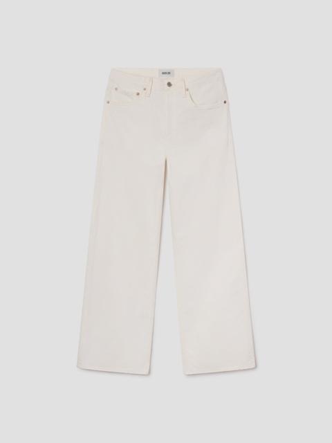 AGOLDE ARC JEAN 32" IN CHALK WHITE