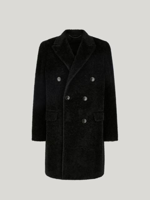 Canali BLACK ALPACA WOOL COAT