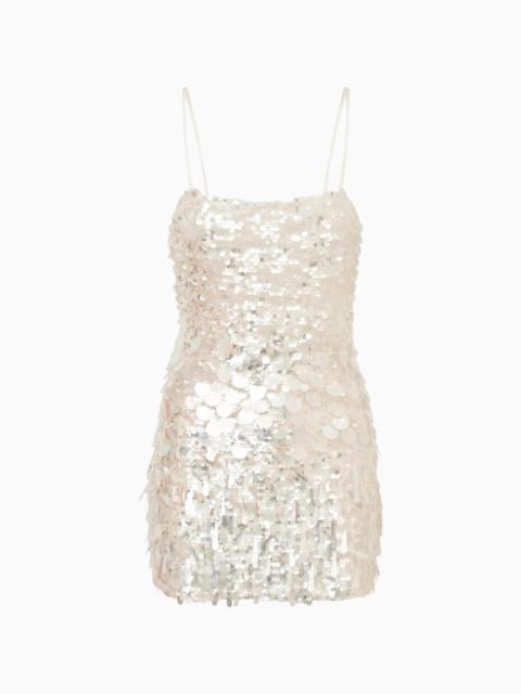 LoveShackFancy Aluria Icicle Pailette Mini Dress