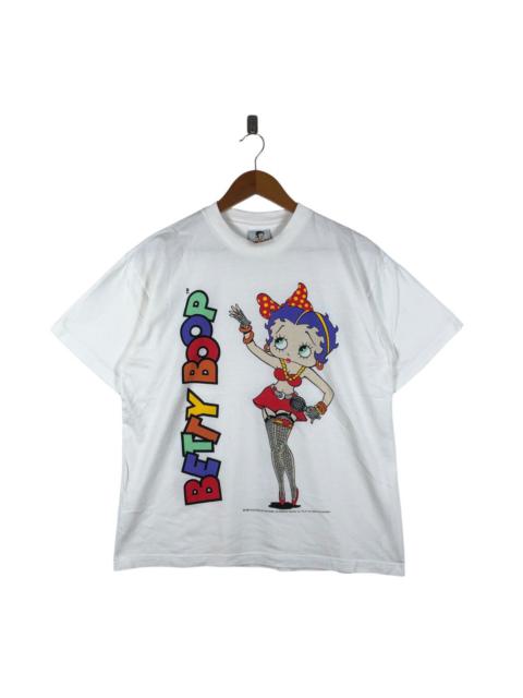 Other Designers BETTY BOOP Vintage Mirror Print T-Shirt