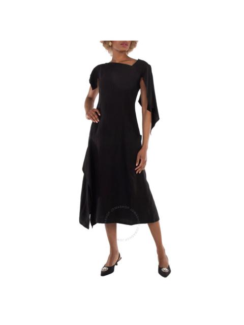 Yohji Yamamoto Yohji Yamamoto Black Asymmetric Dress, Brand Size 1 (X-Small)