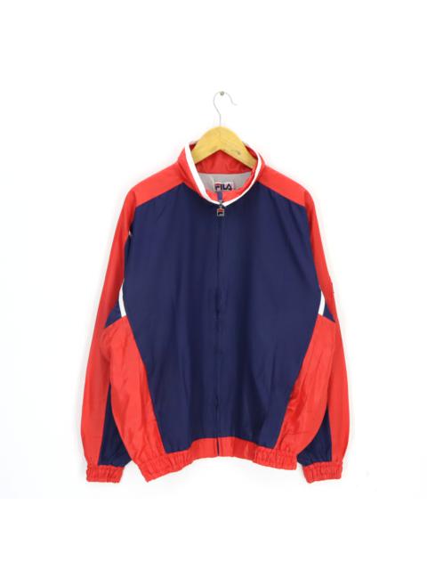 Other Designers Vintage 80s 90s FILA Color Block Two Tone Windbreaker Track Jacket Made in Italy