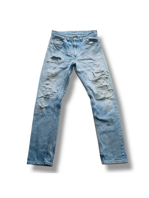 Levi's Grails Levis 501 Button 650 Distressed Ripped Denim USA