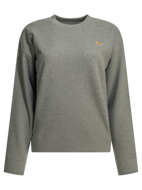 Maison Kitsuné Maison Kitsuné Baby Fox Crew-neck Sweatshirt Grey