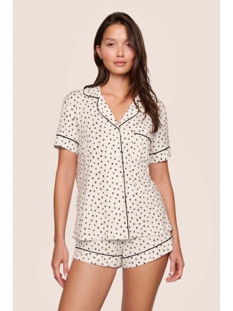 eberjey Gisele Printed TENCEL™ Modal Relaxed Short PJ Set