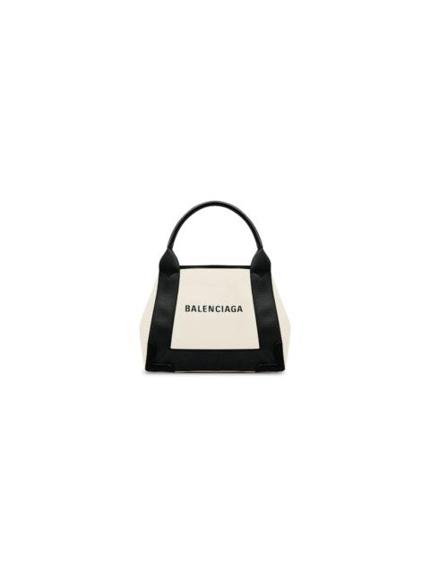 BALENCIAGA Women's Navy Xs Tote Bag in Black