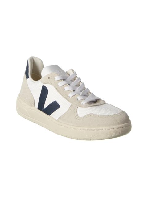 VEJA VEJA V-10 Suede-Trim Sneaker
