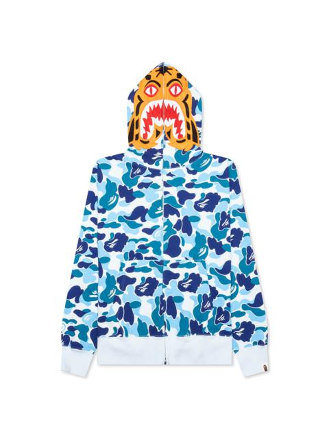 ABC CAMO TIGER FULL ZIP HOODIE - BLUE