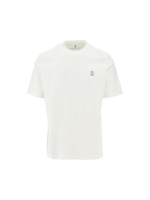 Brunello Cucinelli JERSEY T-SHIRT WITH LOGO