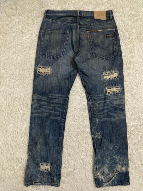 Levi's Fragments x Levi's Fenom Patchwork Boro Distressed Denim