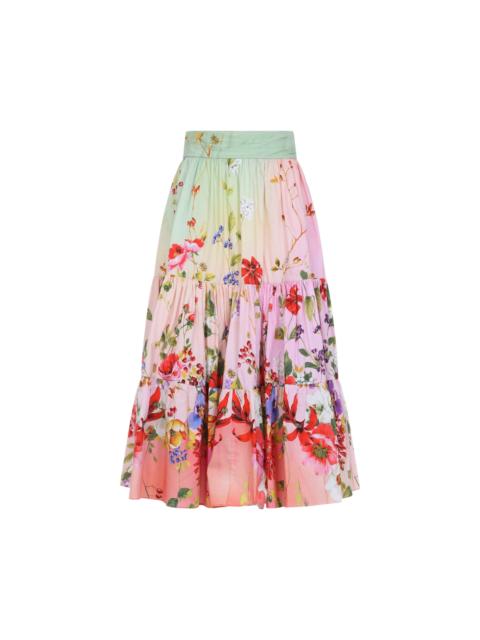 Roberto Cavalli Roberto Cavalli Miami Flowers Midi Skirt Women