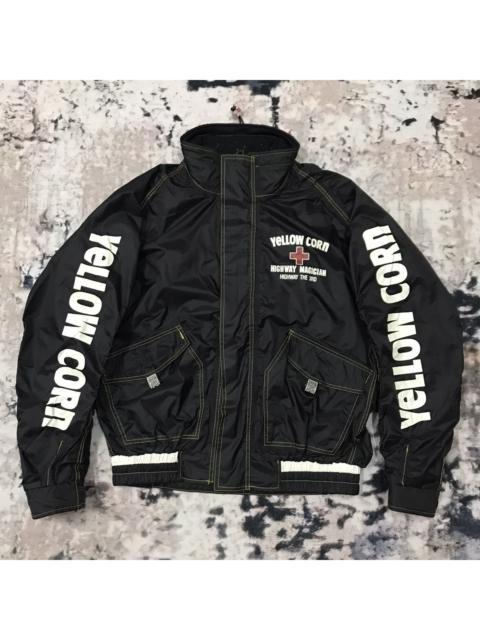 Other Designers Vintage Yellow Corn Motorsport Nylon Riding Jacket