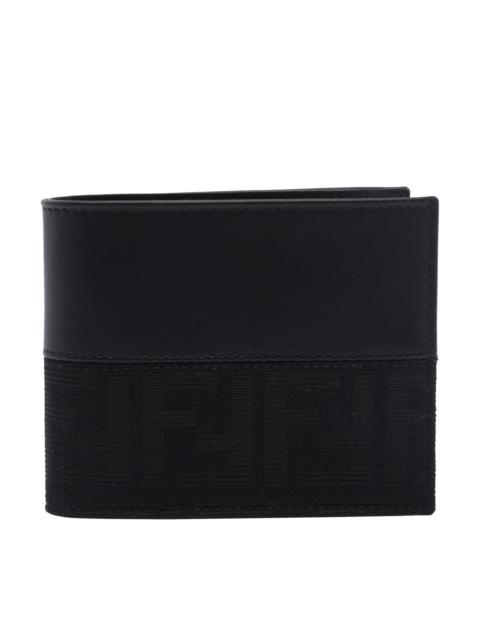 FENDI Fendi Men Ff Jacquard Bifold Wallet