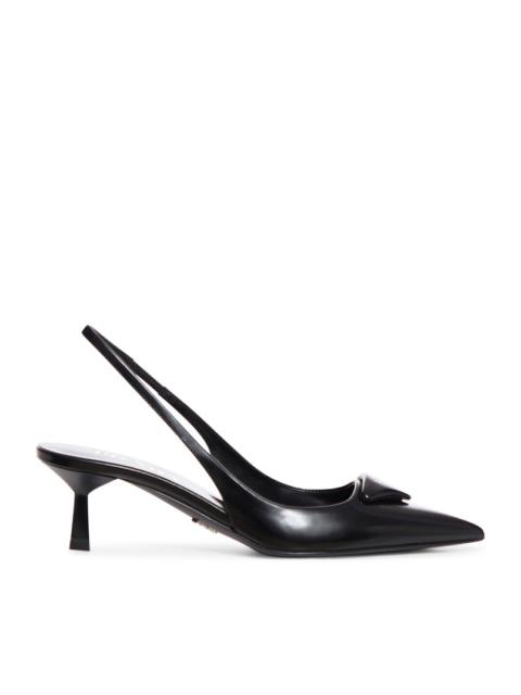 Prada Women Patent Leather Slingback Pumps