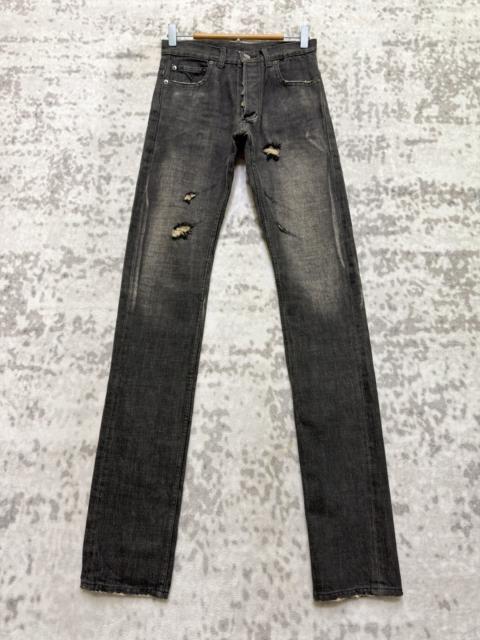 Hysteric Glamour Y2K SOS TE NUTO Distressed Skinny Jeans Japanese Denim