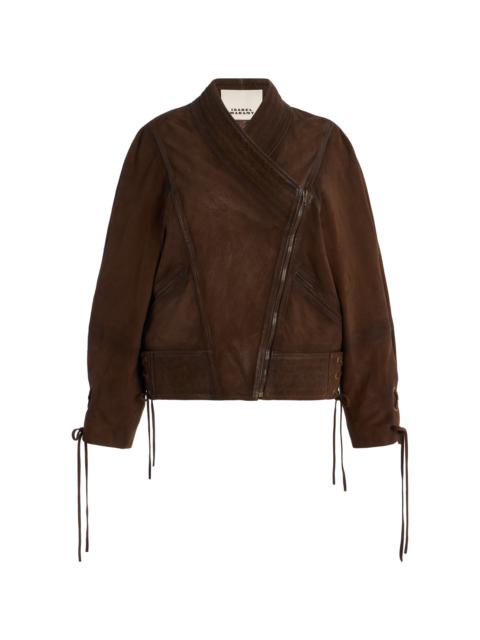 Isabel Marant Edina Suede Jacket brown