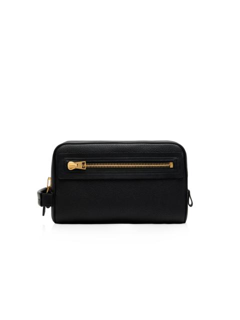 TOM FORD GRAIN LEATHER TOILETRY BAG
