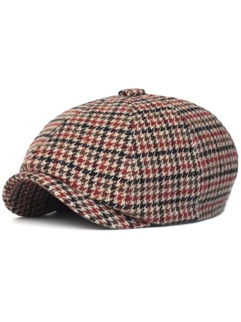 Other Designers Archival Clothing - Newsboy retro gatsby red colour hat