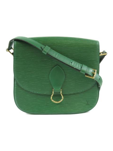 Louis Vuitton Authentic Louis Vuitton EPI Green Saint Cloud shoulder bag
