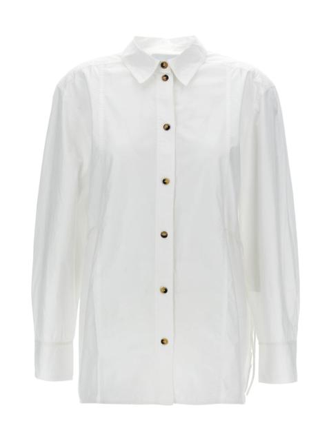 GANNI Lace-up shirt