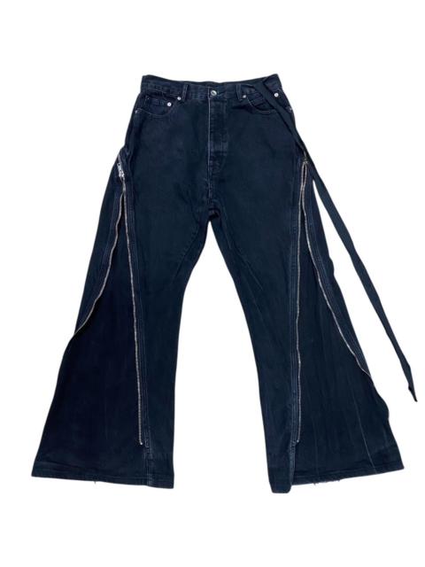 Rick Owens Rick Owens DS BOLAN BANANA CUT zipper jeans