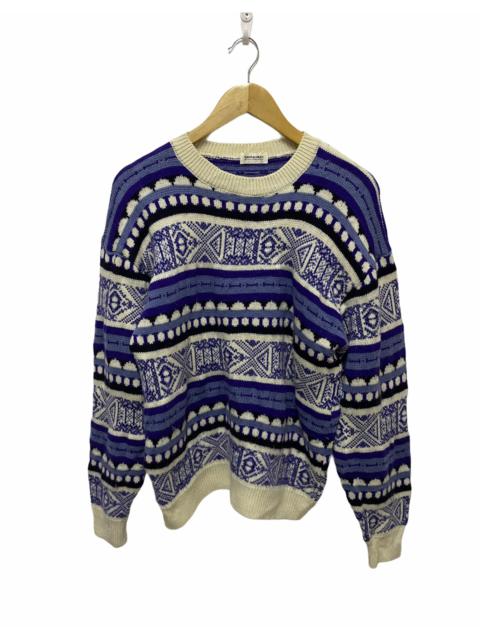 Other Designers Coloured Cable Knit Sweater - Vintage Kansai Man Yutaka Nishimura Knitwear