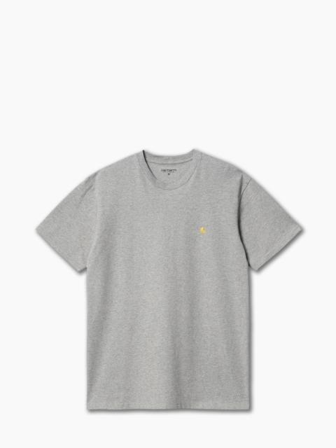 Carhartt CARHARTT WIP S/S CHASE T-SHIRT GREY HEATHER/GOLD