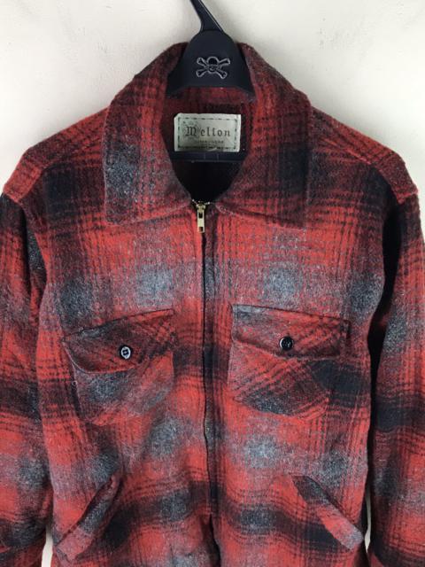 Other Designers Vintage - LAST CALL⏰MELTON TARTAN PLAID HEAVY WOOL HUNTING JACKET