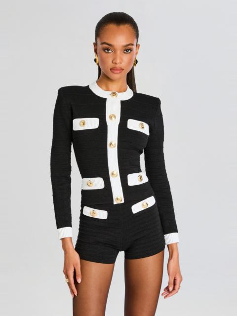 RETROFÊTE CALLA BANDAGE KNIT TOP