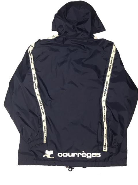 courrèges Courreges Paris Side Tape Nylon Windbreaker