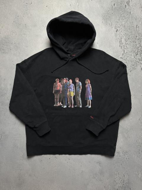 Other Designers Vintage - Levi's x Stranger Things Hoodie Graphic Black Sweatshirt y2k