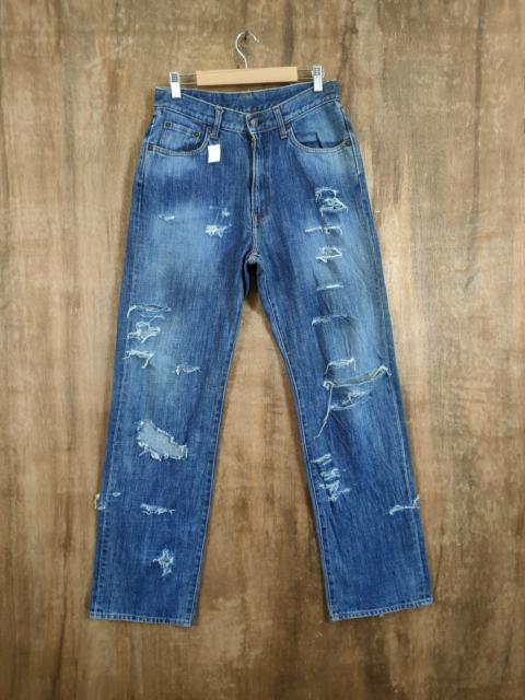 Other Designers Distressed Denim - Gold Rush Distressed denim thrashed vintage pants #46-898