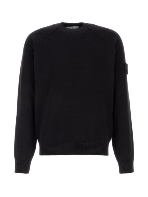 Stone Island Midnight blue cotton sweater