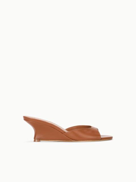 STAUD STAUD BRIGITTE WEDGE TABAC
