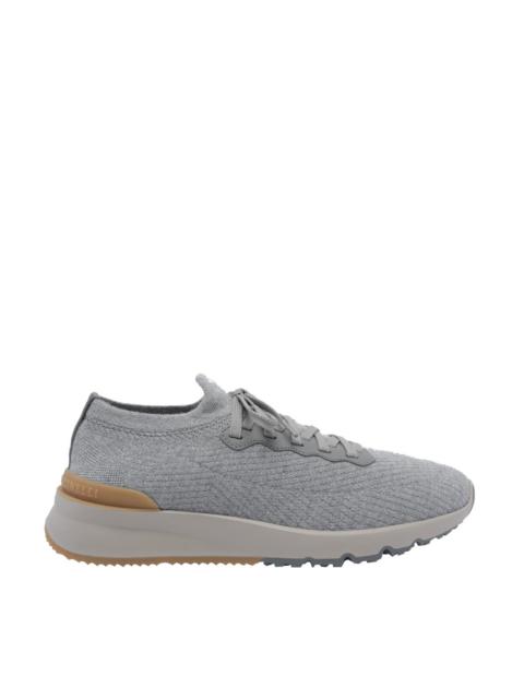 Brunello Cucinelli Brunello Cucinelli Men Knitted Runner Sneakers With Logo