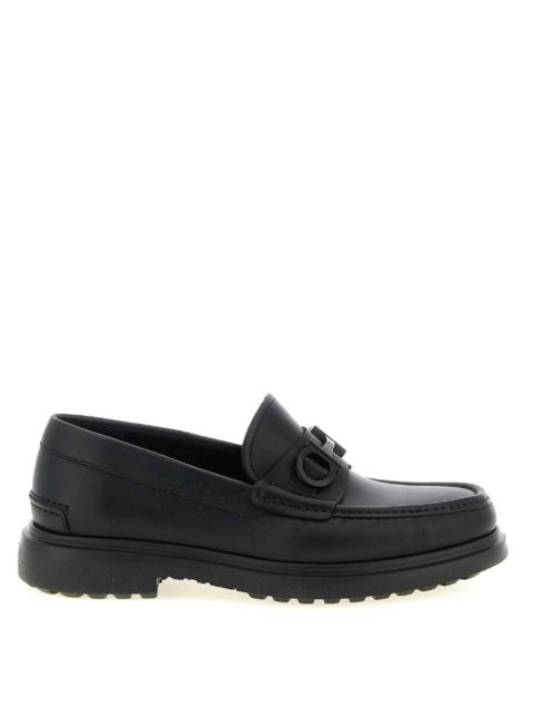 FERRAGAMO Ferragamo Gancini Buckle Leather Loafers