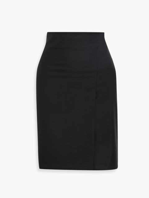 Loulou de Saison Ingrid wool-twill skirt